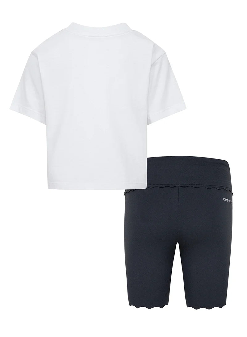 NIKE YOUNG ATHLETE SWOOSH MOT BIKE SHORTS SET (KIDS)