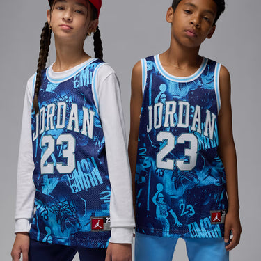 JORDAN BIG KIDS' PRINTED 23 JERSEY