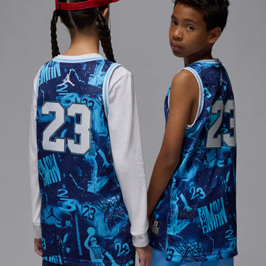 JORDAN BIG KIDS' PRINTED 23 JERSEY