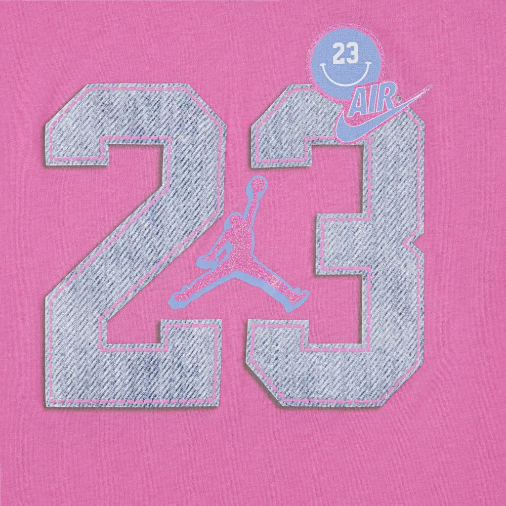 JORDAN KID'S BLUE JEANS BLING SS TEE