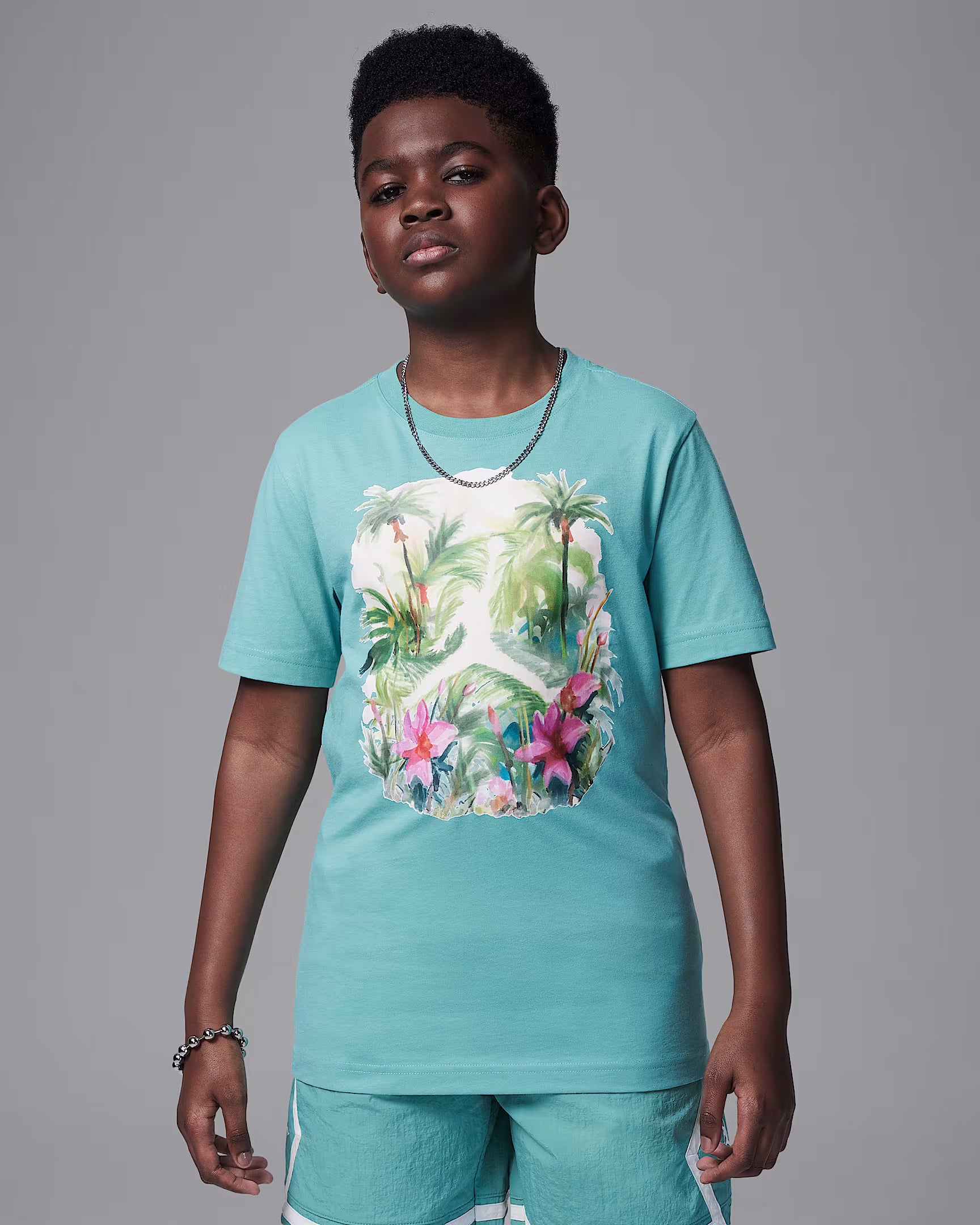 JORDAN FLIGHT ESSENTIALS BIG KIDS' POOLSIDE JUMPMAN T-SHIRT