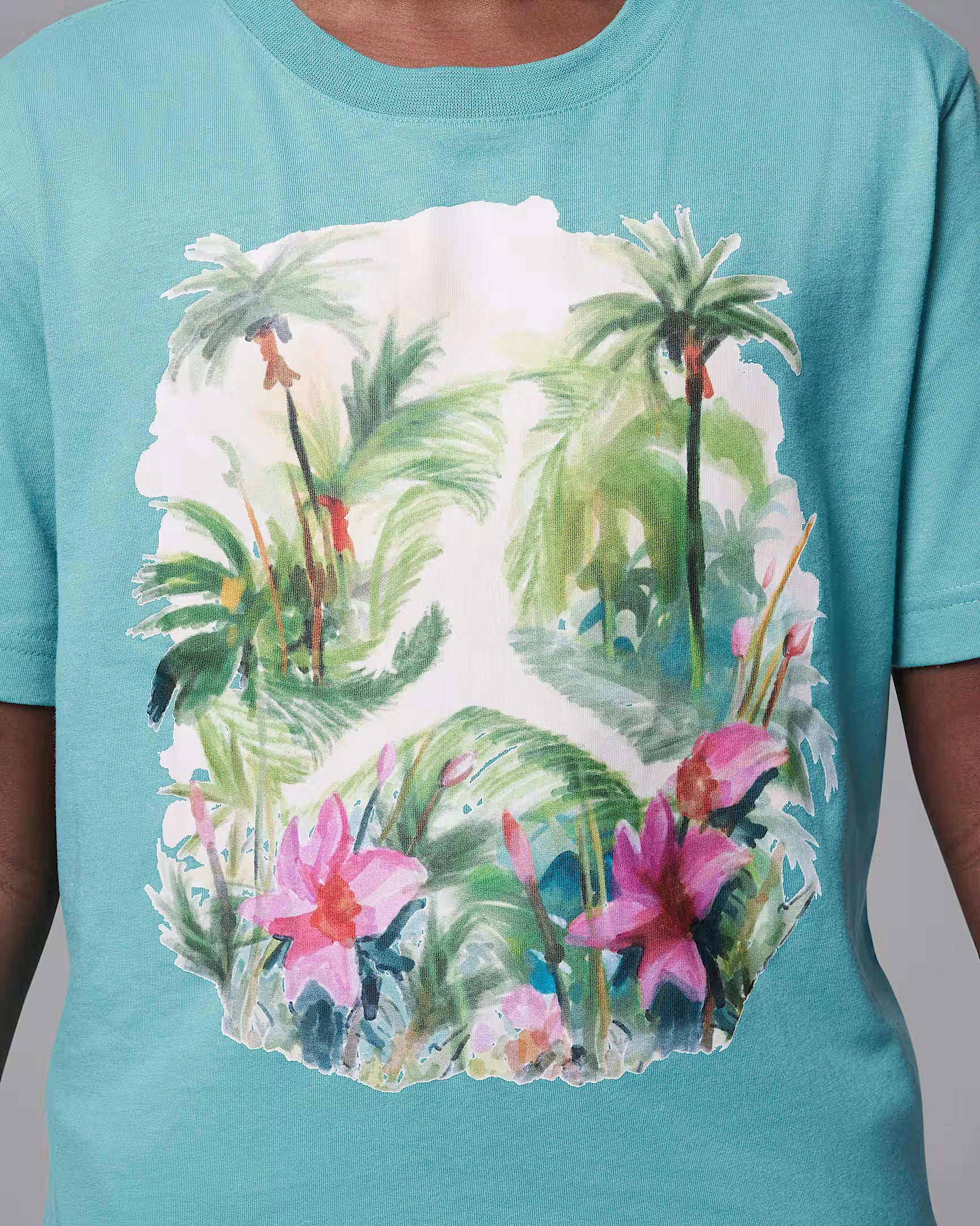 JORDAN FLIGHT ESSENTIALS BIG KIDS' POOLSIDE JUMPMAN T-SHIRT