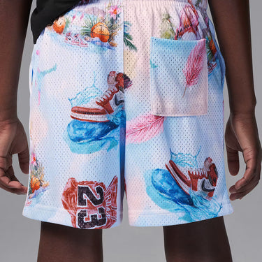 JORDAN DRI-FIT ESSENTIALS LITTLE KIDS' SUMMER PACK PRINTED MESH SHORTS