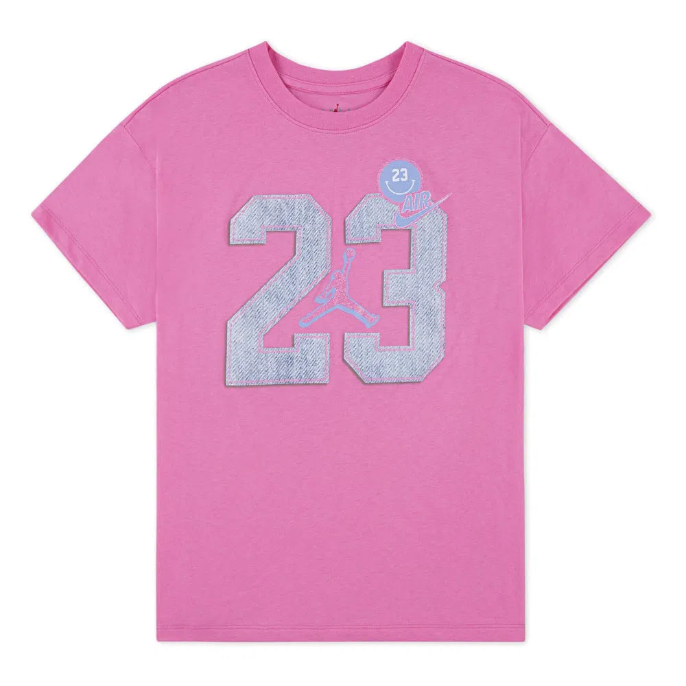JORDAN KID'S BLUE JEANS BLING SS TEE