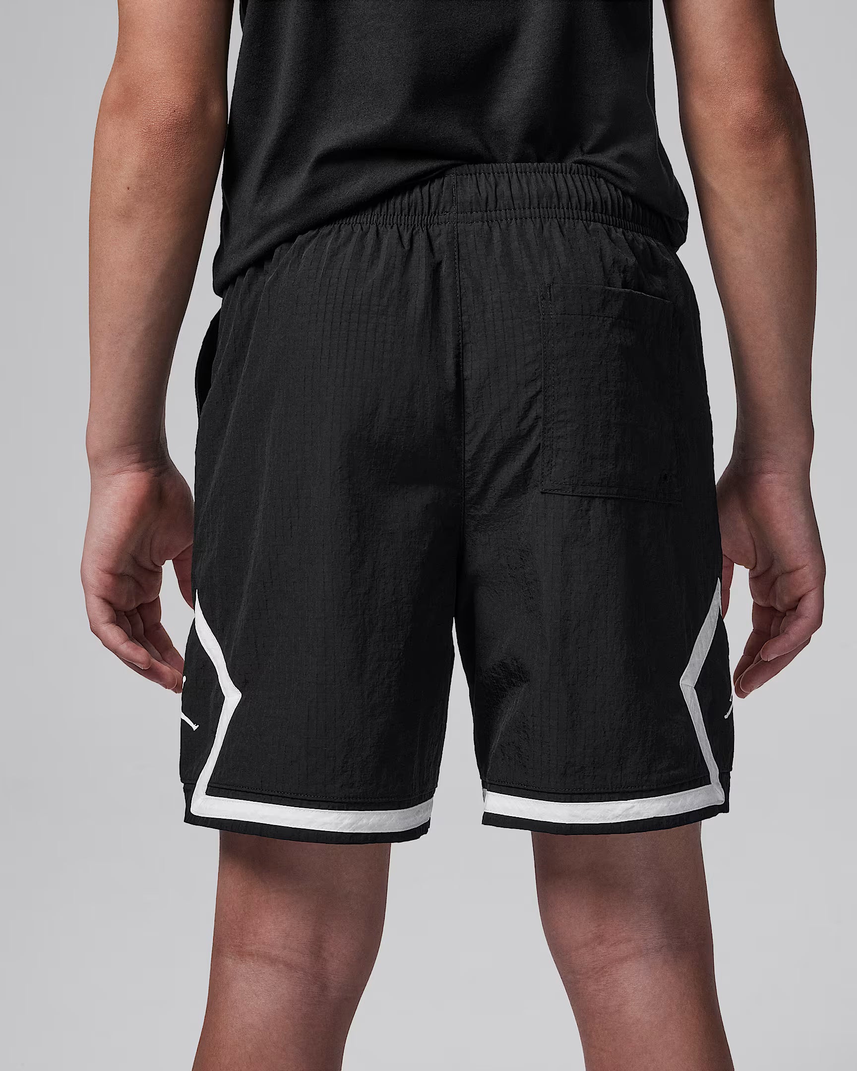 BIG KIDS' POOL SIDE WOVEN DIAMOND SHORTS