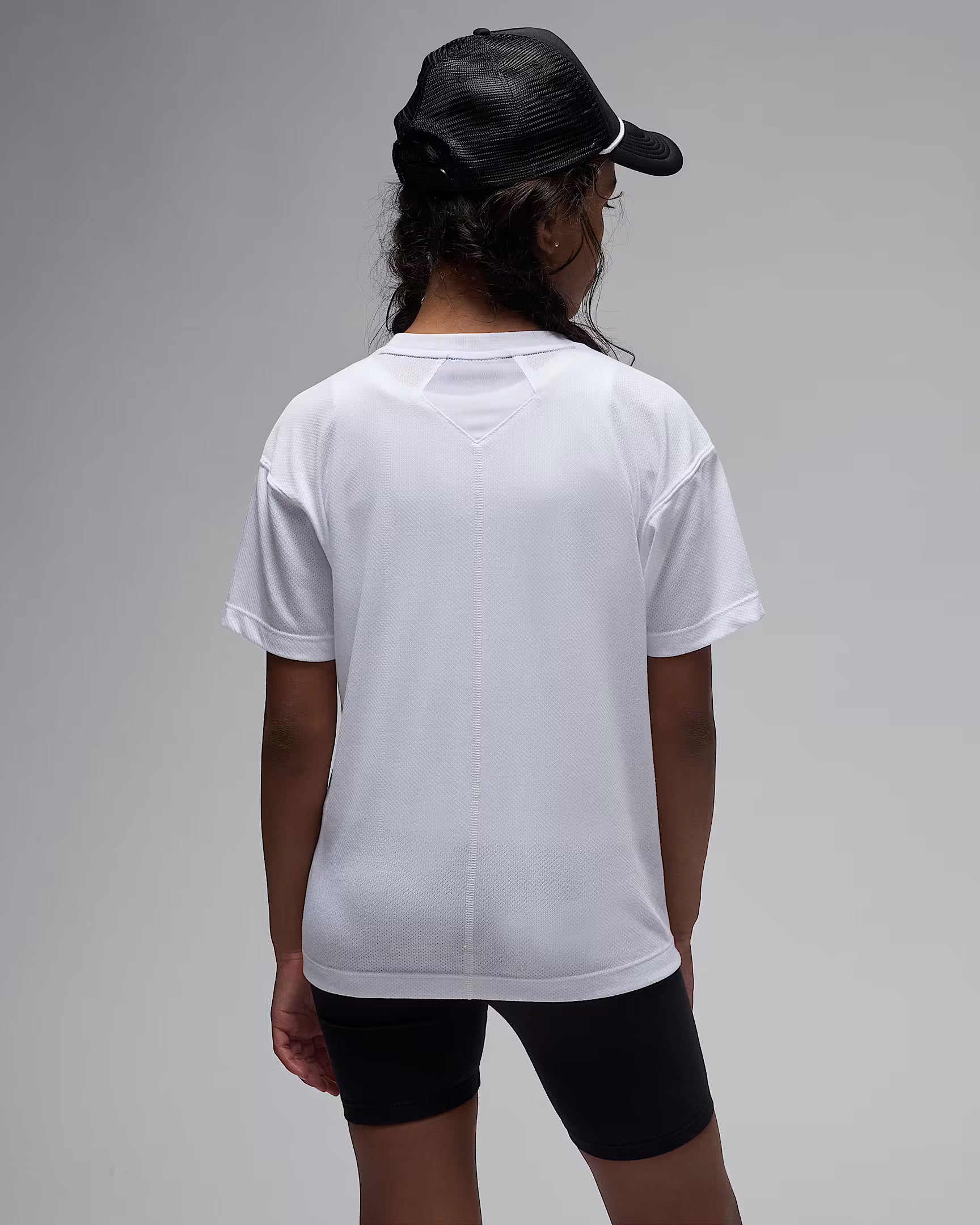 JORDAN SPORT DRI-FIT BIG-KID'S SHORT-SLEEVE DIAMOND TOP