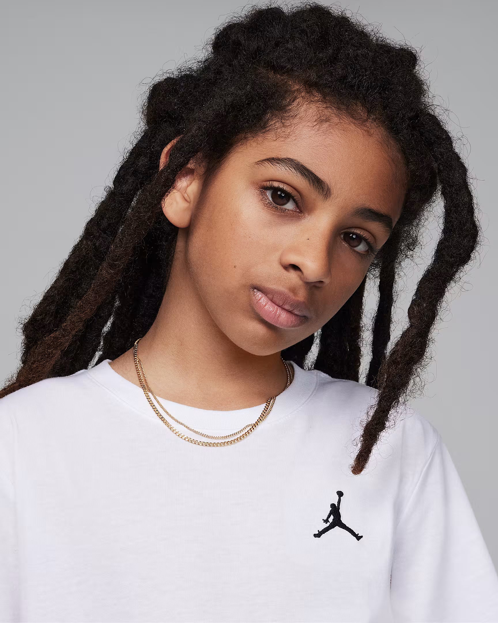 JORDAN BIG KIDS' JUMPMAN AIR EMBROIDERED T-SHIRT