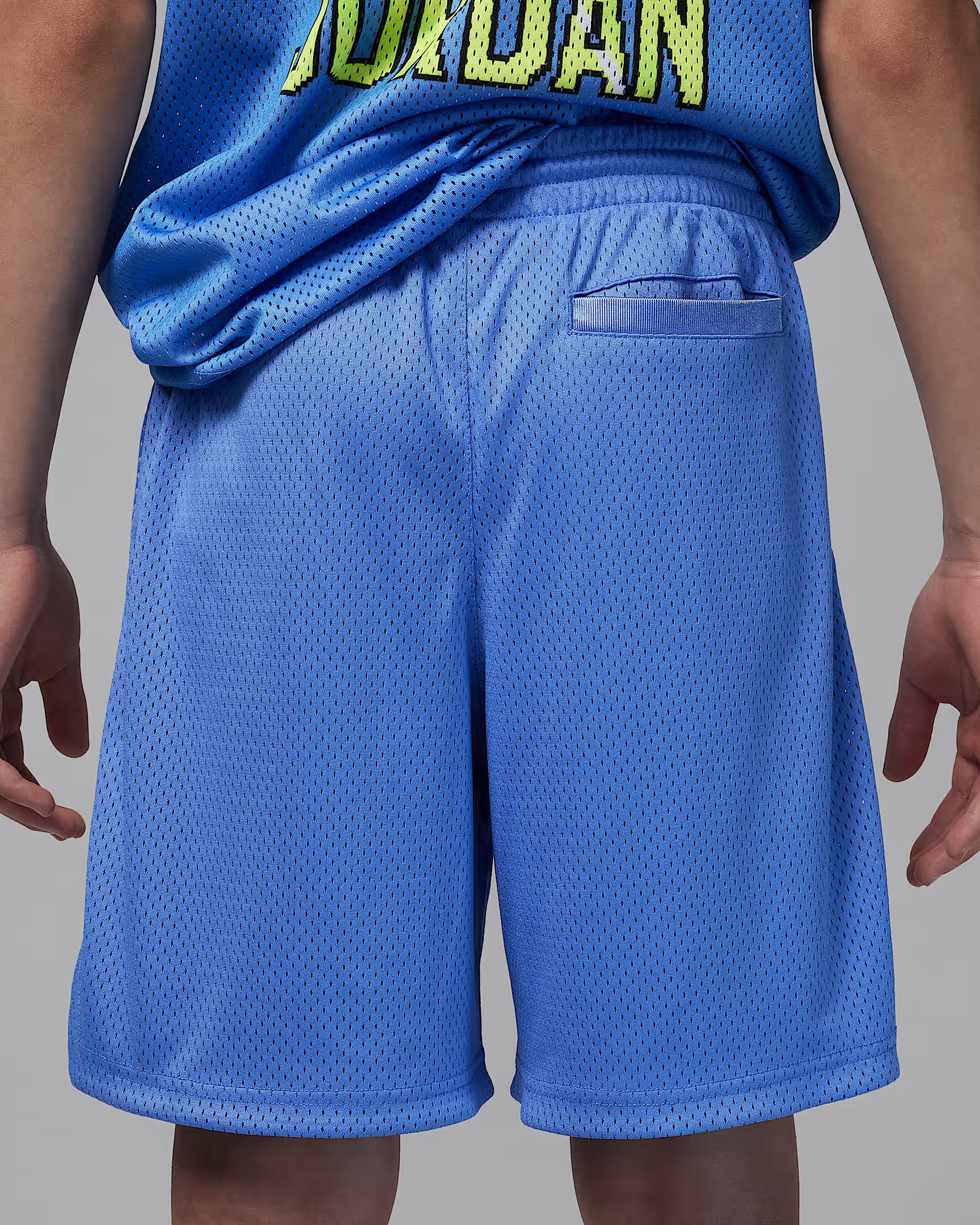 JORDAN CUSTOMIZED AIR BIG KIDS' FLAME SHORTS