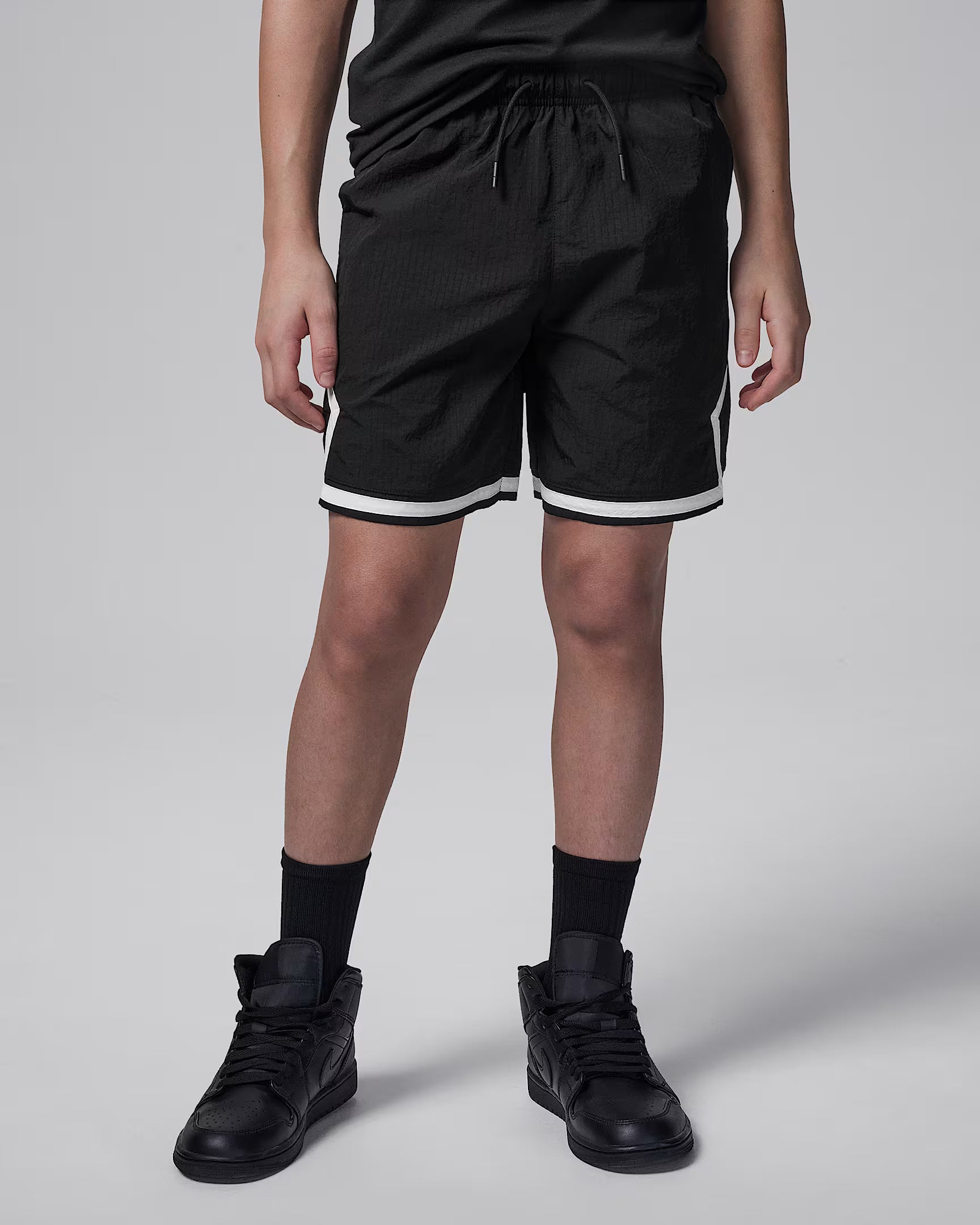 BIG KIDS' POOL SIDE WOVEN DIAMOND SHORTS