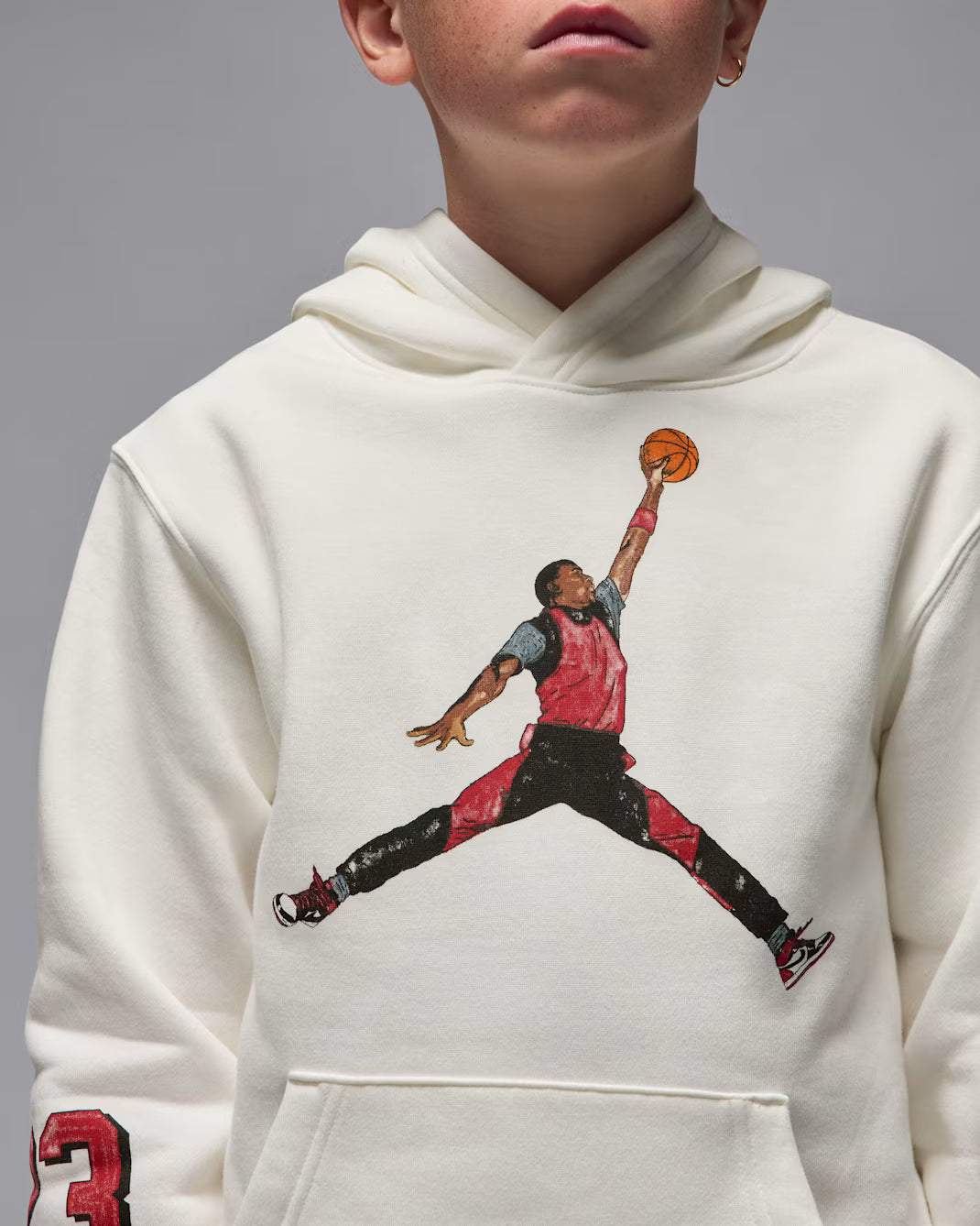 JDK JORDAN SKETCH BIG KIDS' PULLOVER HOODIE