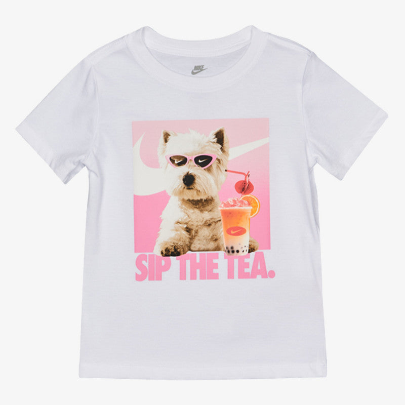 NYA NIKE GIRLS' SIP PHOTO GRAPHIC TEE