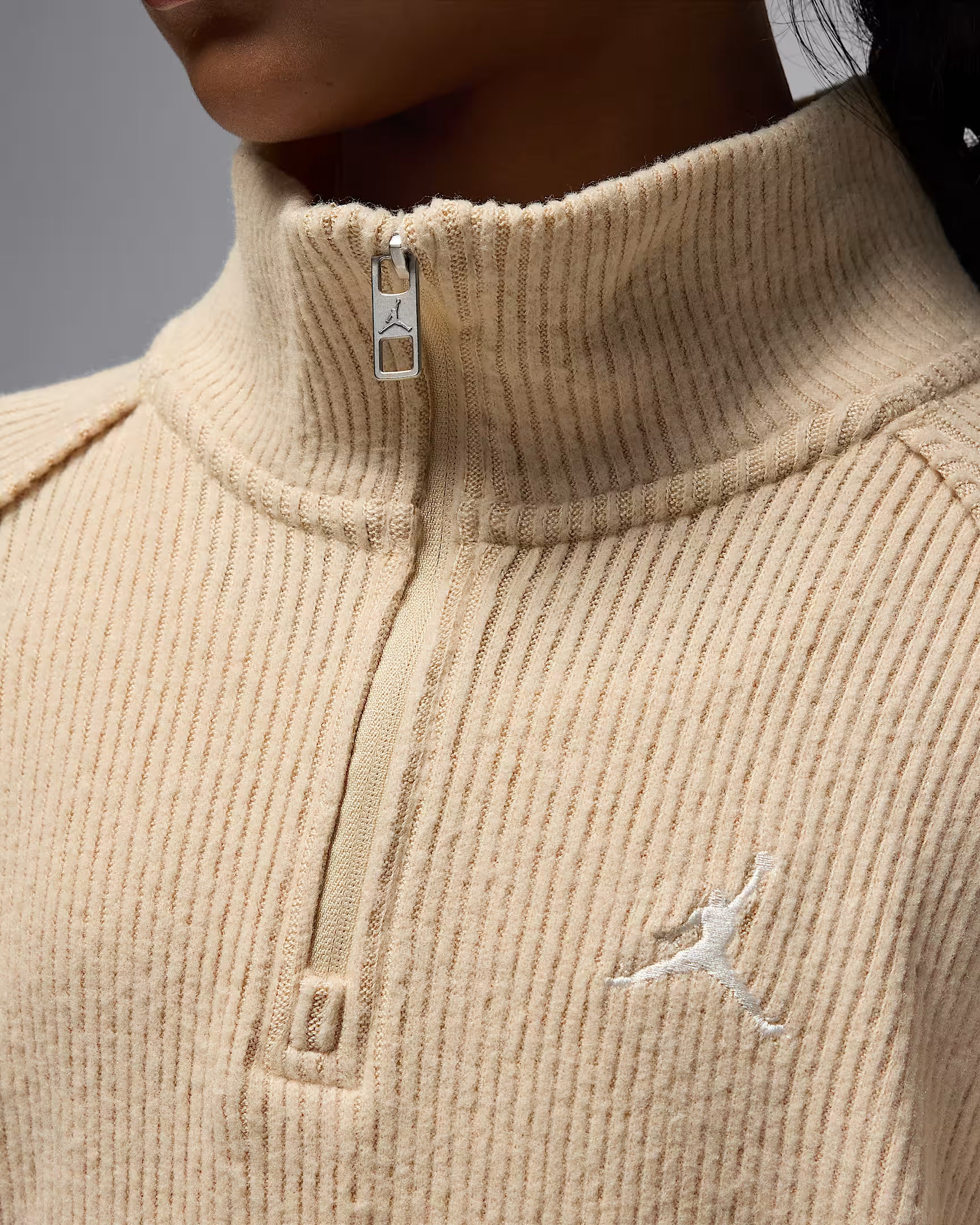 JORDAN BIG KID'S QUARTER-ZIP LONG-SLEEVE TOP