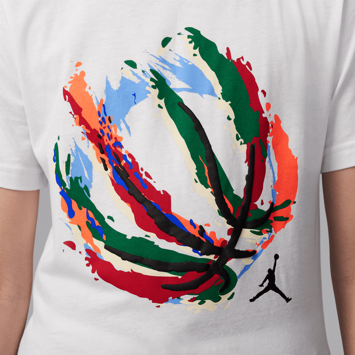 JORDAN BIG KIDS' BBALL FIRE T-SHIRT