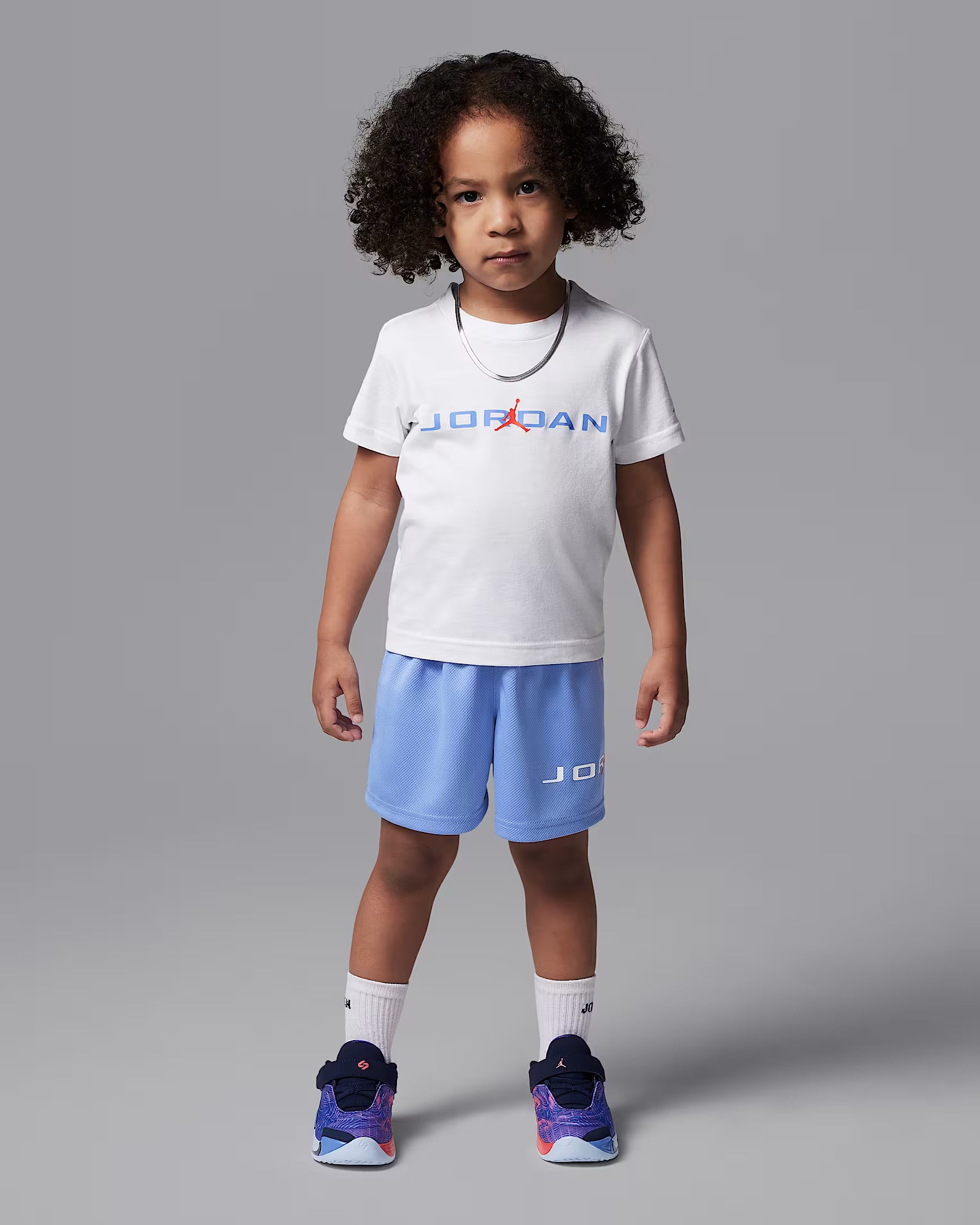 JORDAN TODDLER BASELINE 2-PIECE MESH SHORTS SET