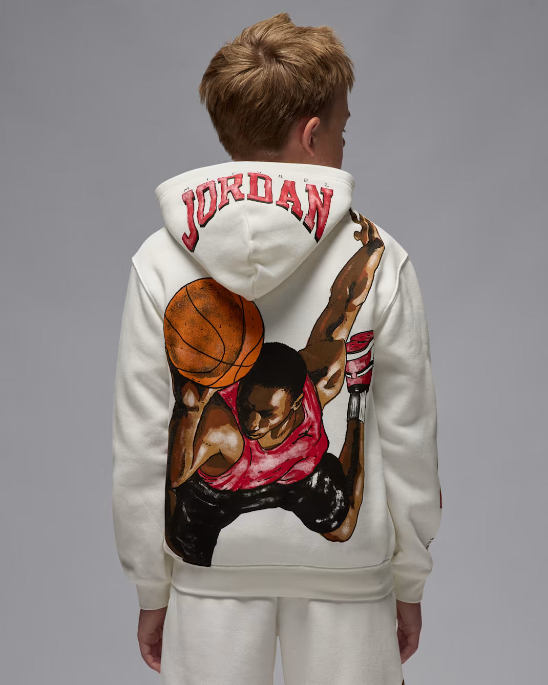 JDK JORDAN SKETCH BIG KIDS' PULLOVER HOODIE