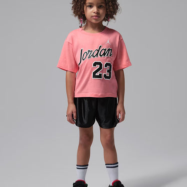 JORDAN KID'S FLOWY DURASHEEN 2-PC SHORTS SET