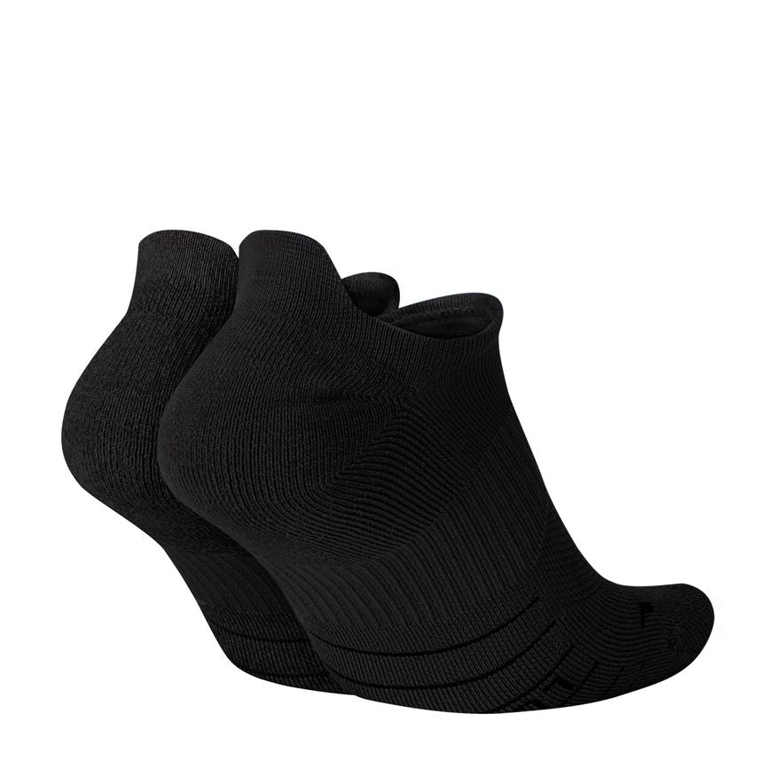 NIKE MULTIPLIER RUNNING NO-SHOW SOCKS (2 PAIRS)