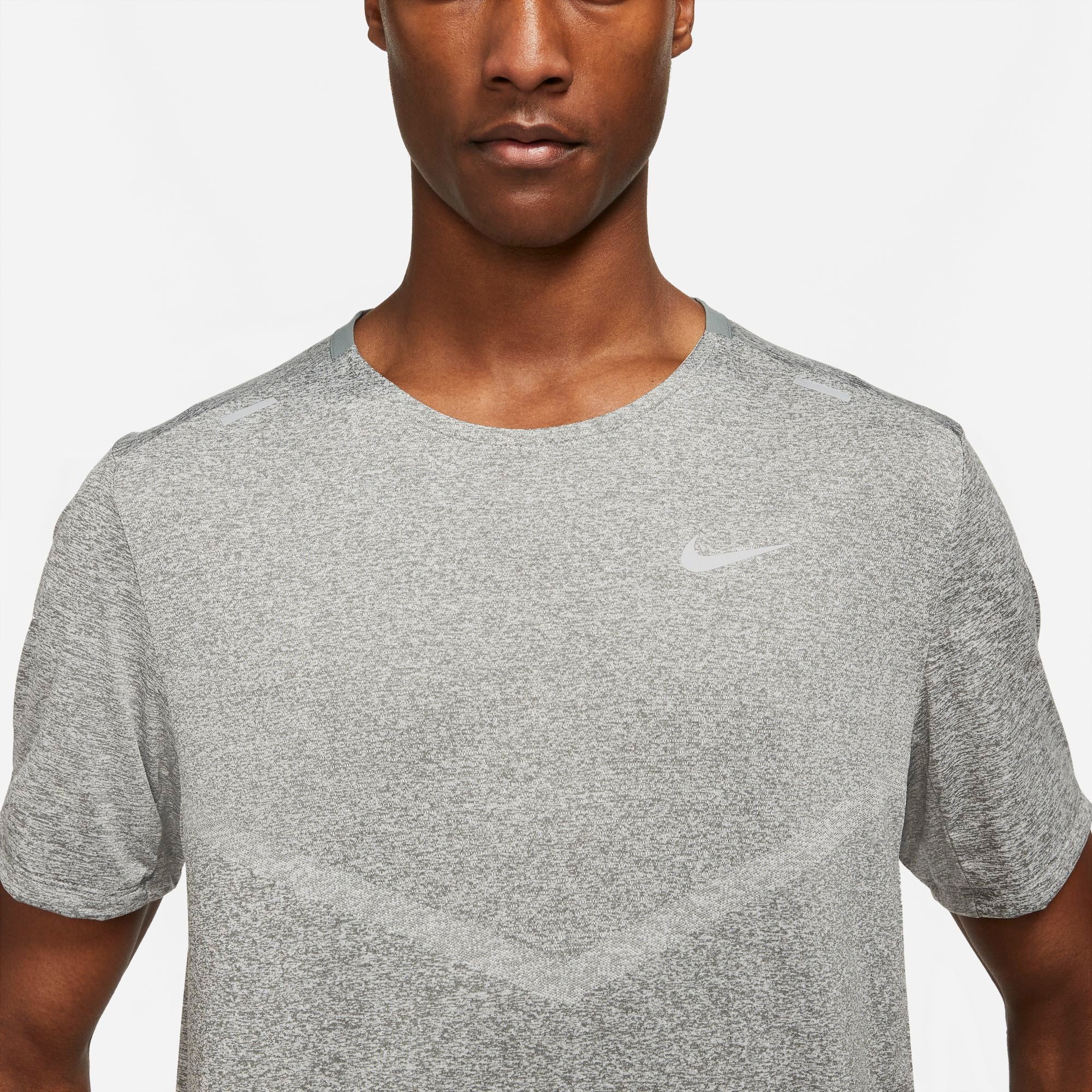 Grey nike 2024 running top