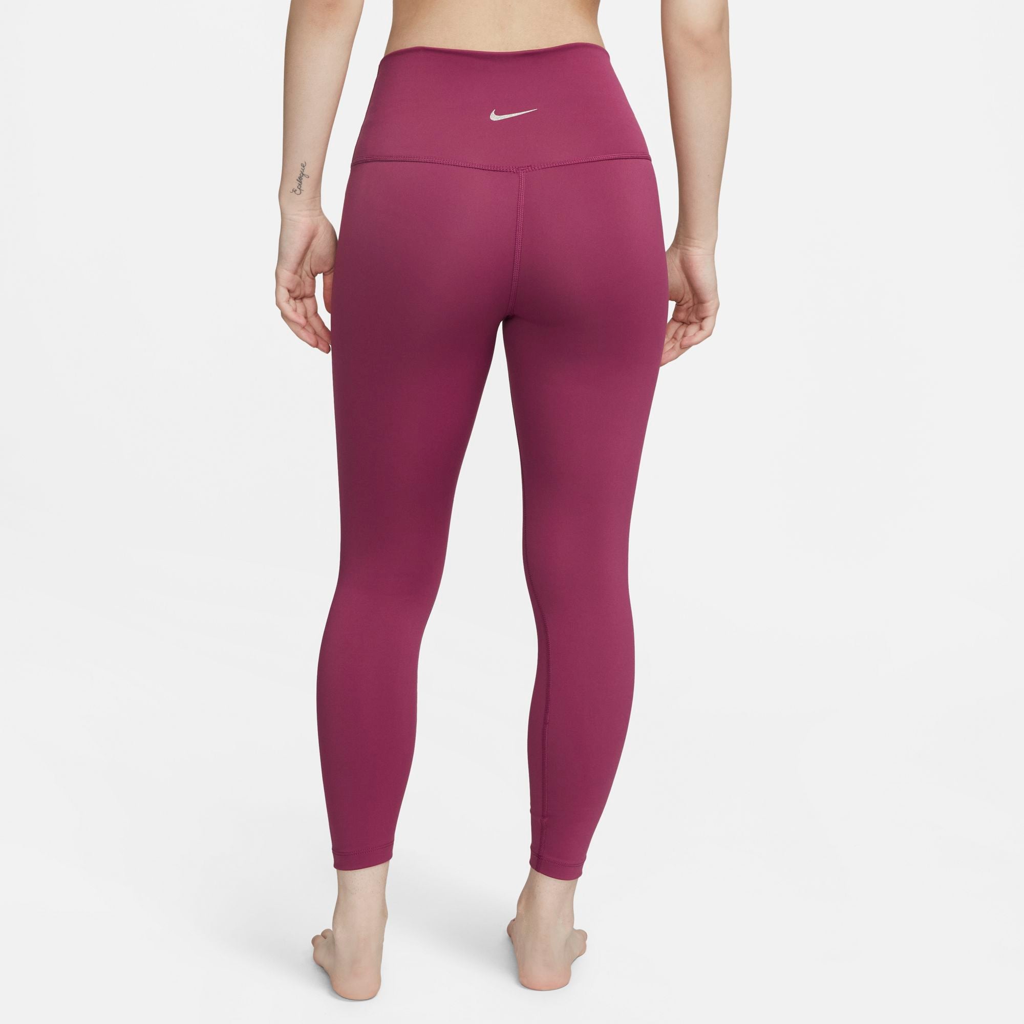 NIKE YOGA WOMENS HIGH-RISE 7/8 LEGGINGS ROSEWOOD/PARTICLE GREY – Park ...