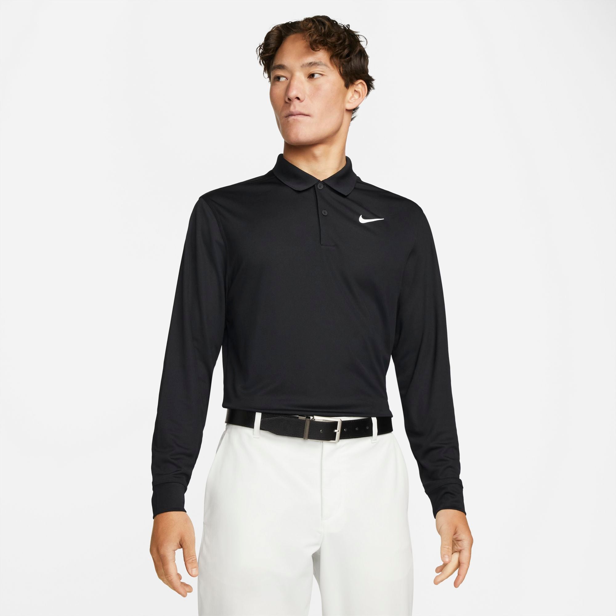 NIKE DRI-FIT VICTORY MENS LONG-SLEEVE GOLF POLO