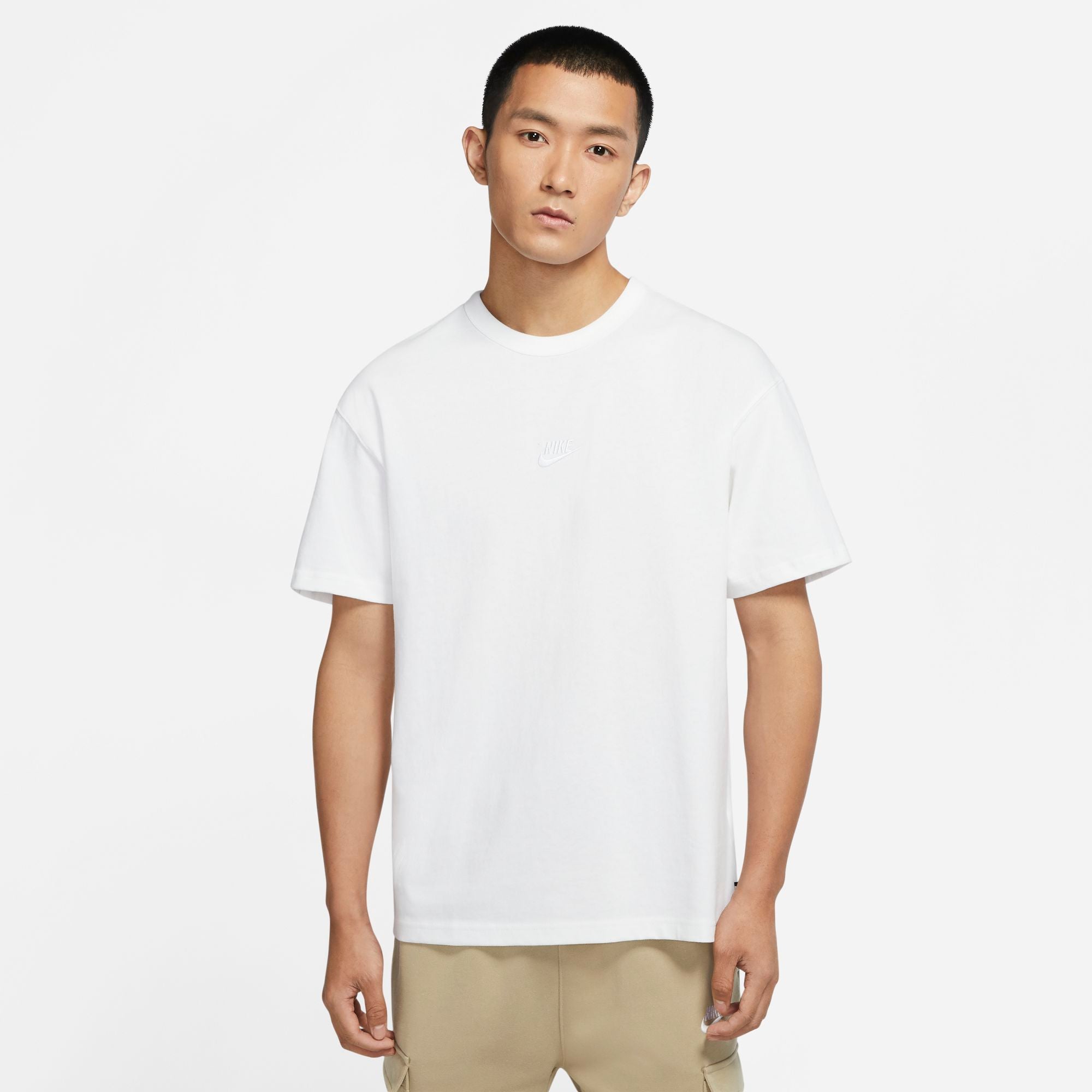 NIKE SPORTSWEAR PREMIUM ESSENTIALS MENS T-SHIRT WHITE/WHITE – Park Access