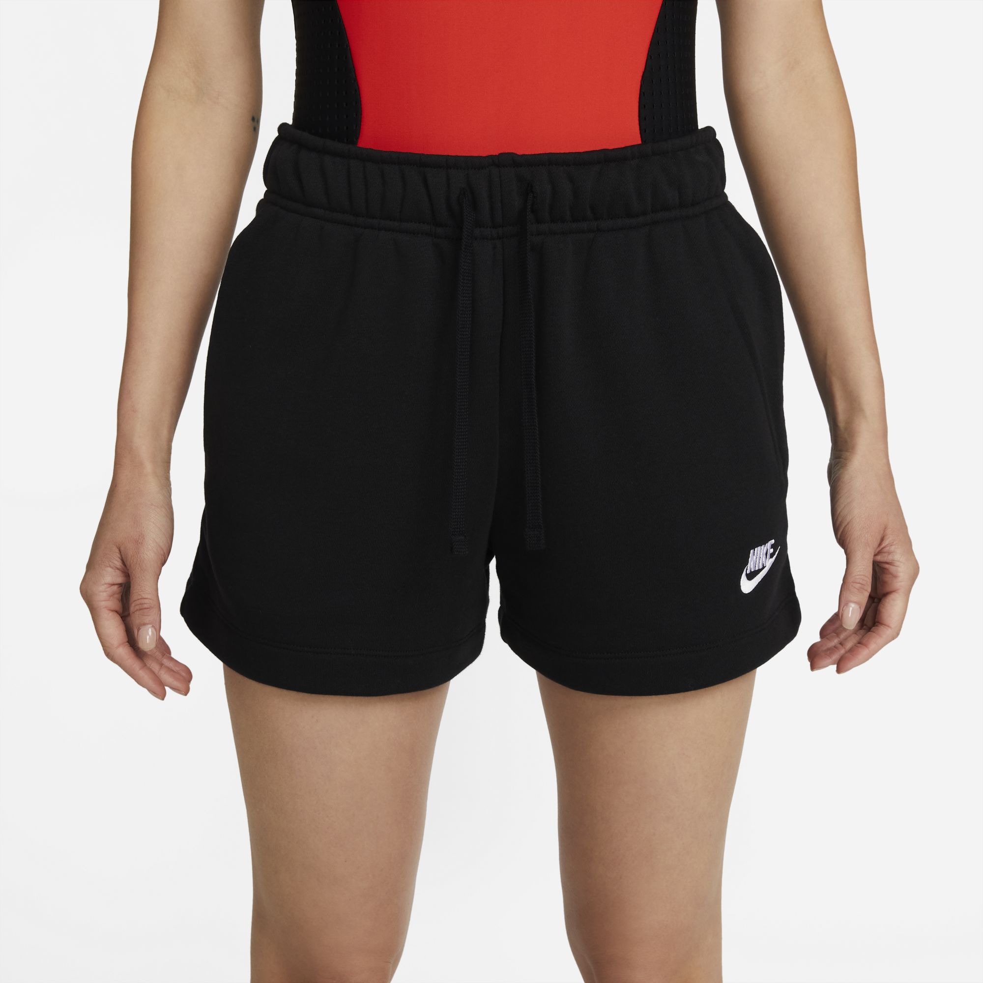 NIKE SPORTSWEAR CLUB FLEECE  WOMENS MID-RISE SHORTS