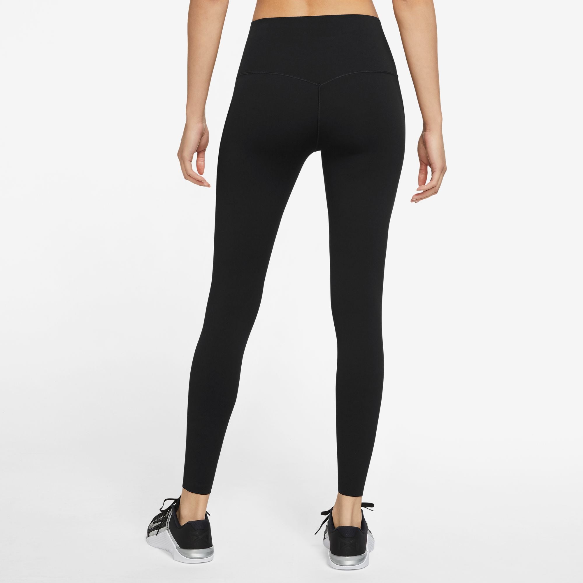 NIKE DRI-FIT UNIVERSA WOMENS MEDIUM-SUPPORT HIGH-WAISTED LEGGINGS WITH ...
