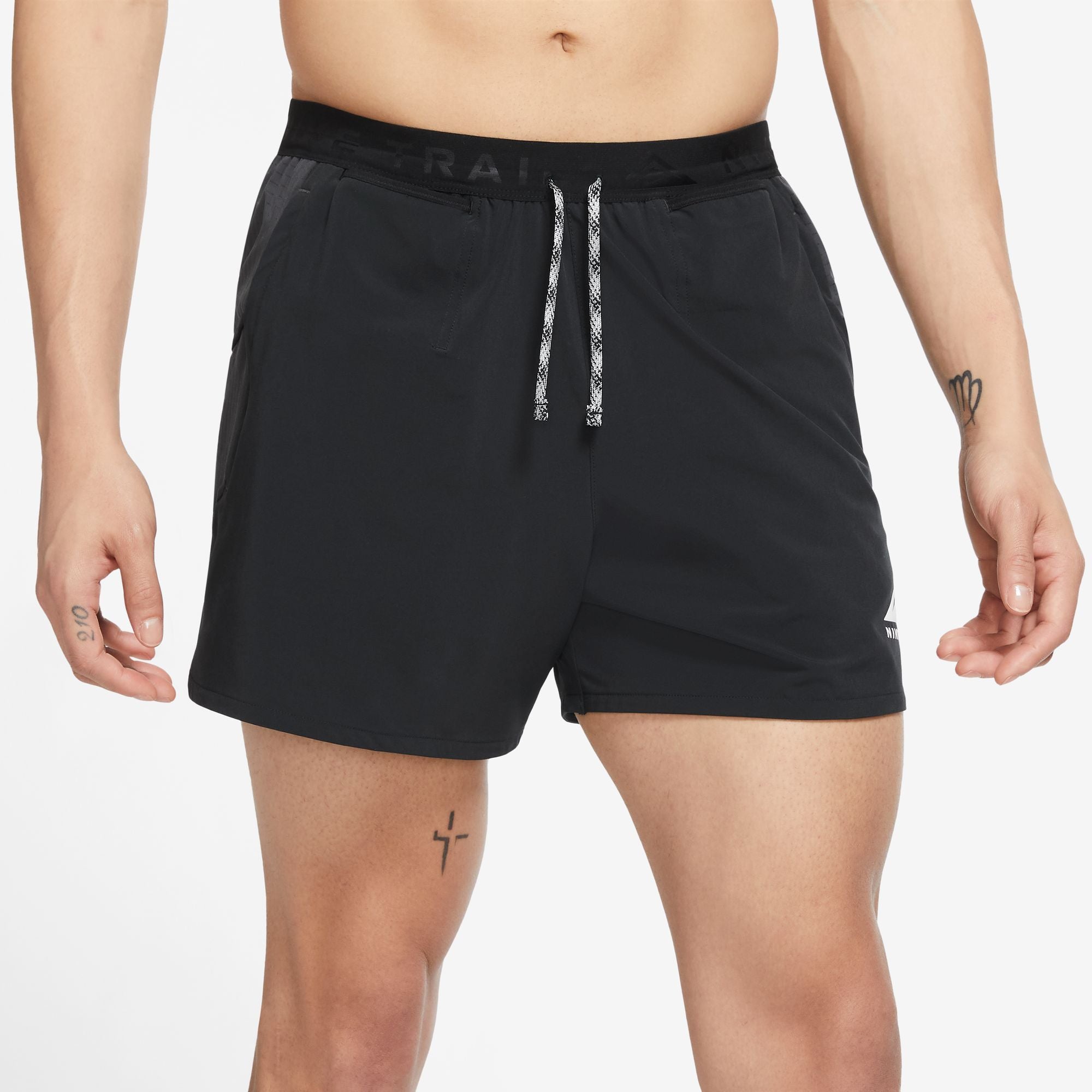 NIKE DRI-FIT MENS 5" BRIEF-LINED TRAIL  SHORTS