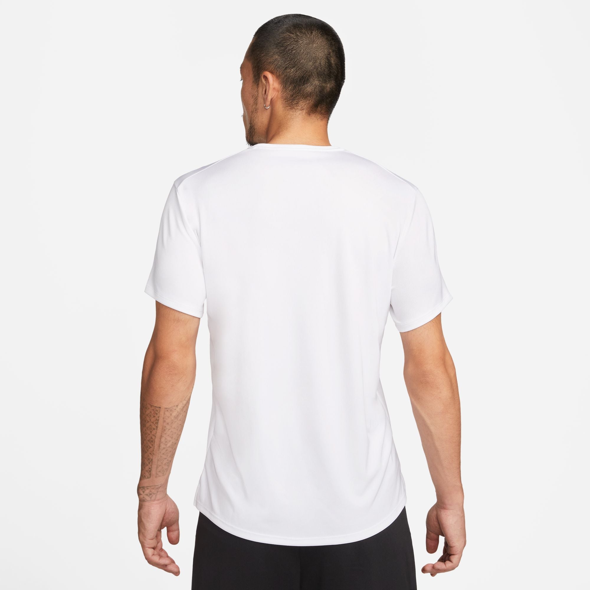 NIKE DRI-FIT UV MILER MENS SHORT-SLEEVE RUNNING  TOP