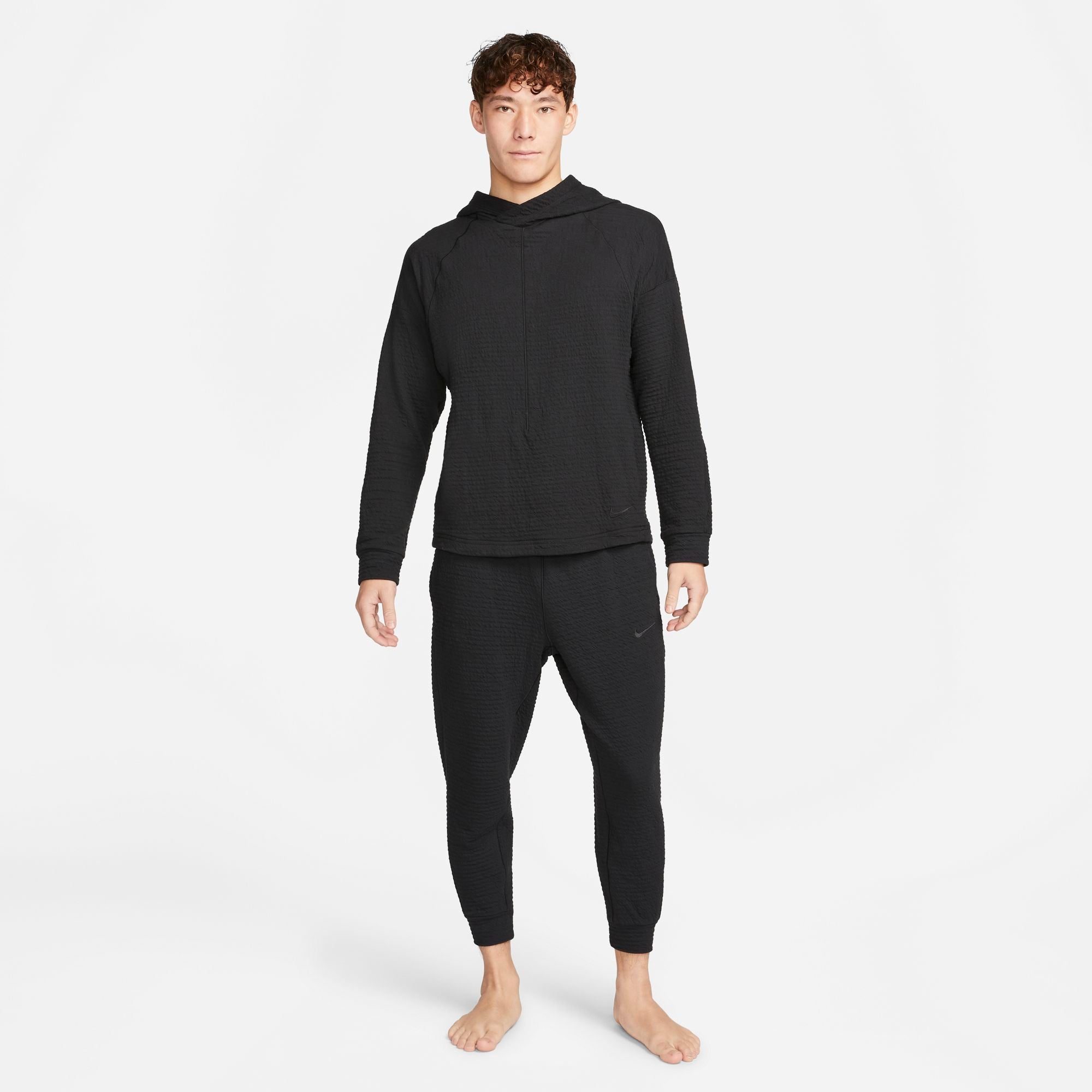 NIKE YOGA DRI-FIT MENS TEXTURED PANTS BLACK/BLACK – Park Access