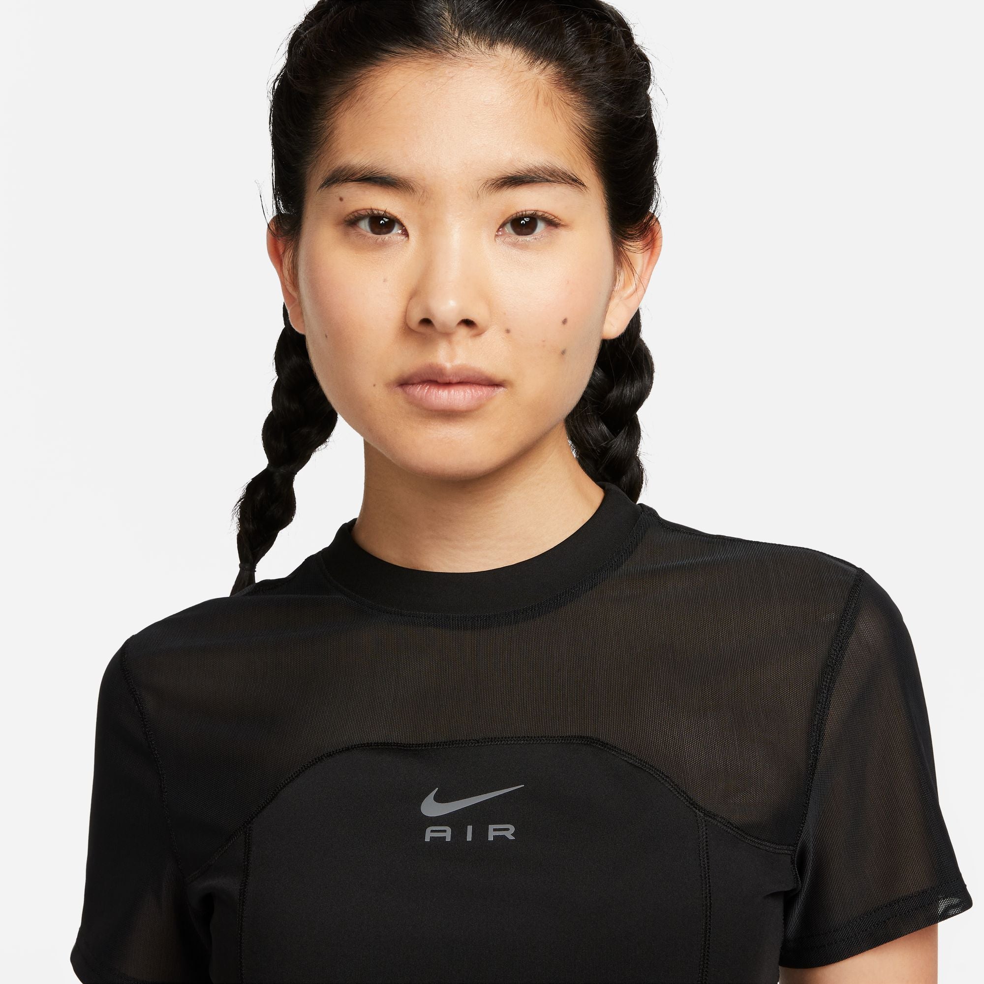 NIKE AIR DRI-FIT WOMENS SHORT-SLEEVE RUNNING TOP