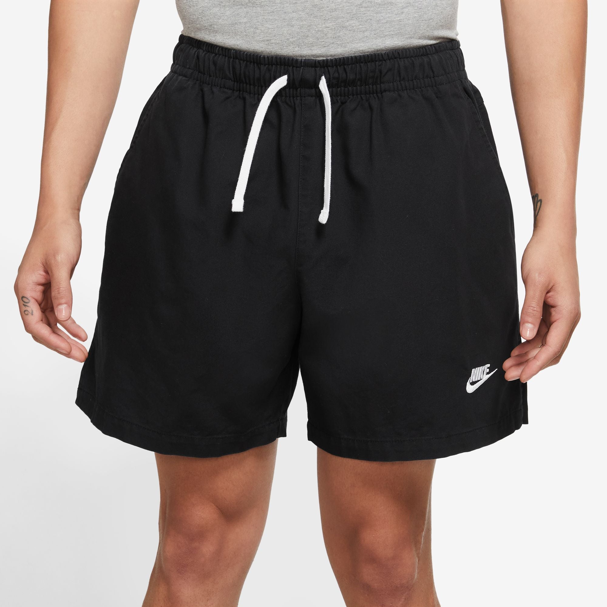 AS M NK CLUB+ WVN FLOW SHORT W BLACK/WHITE – Park Access