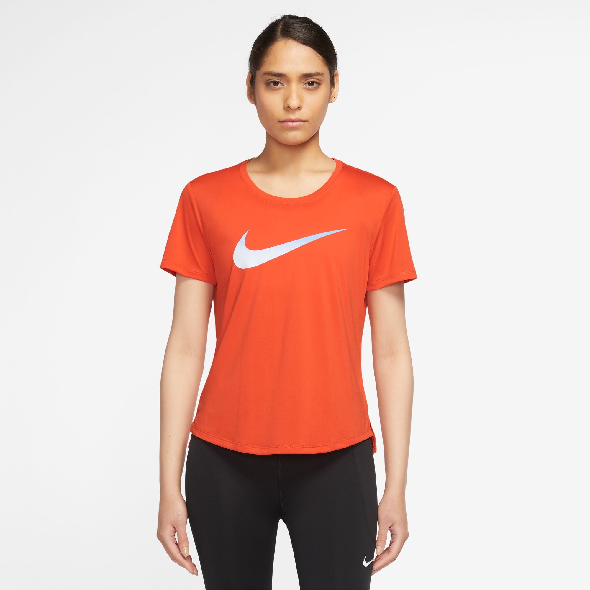 NIKE DRI-FIT ONE WOMENS SHORT-SLEEVE RUNNING TOP PICANTE RED – Park Access