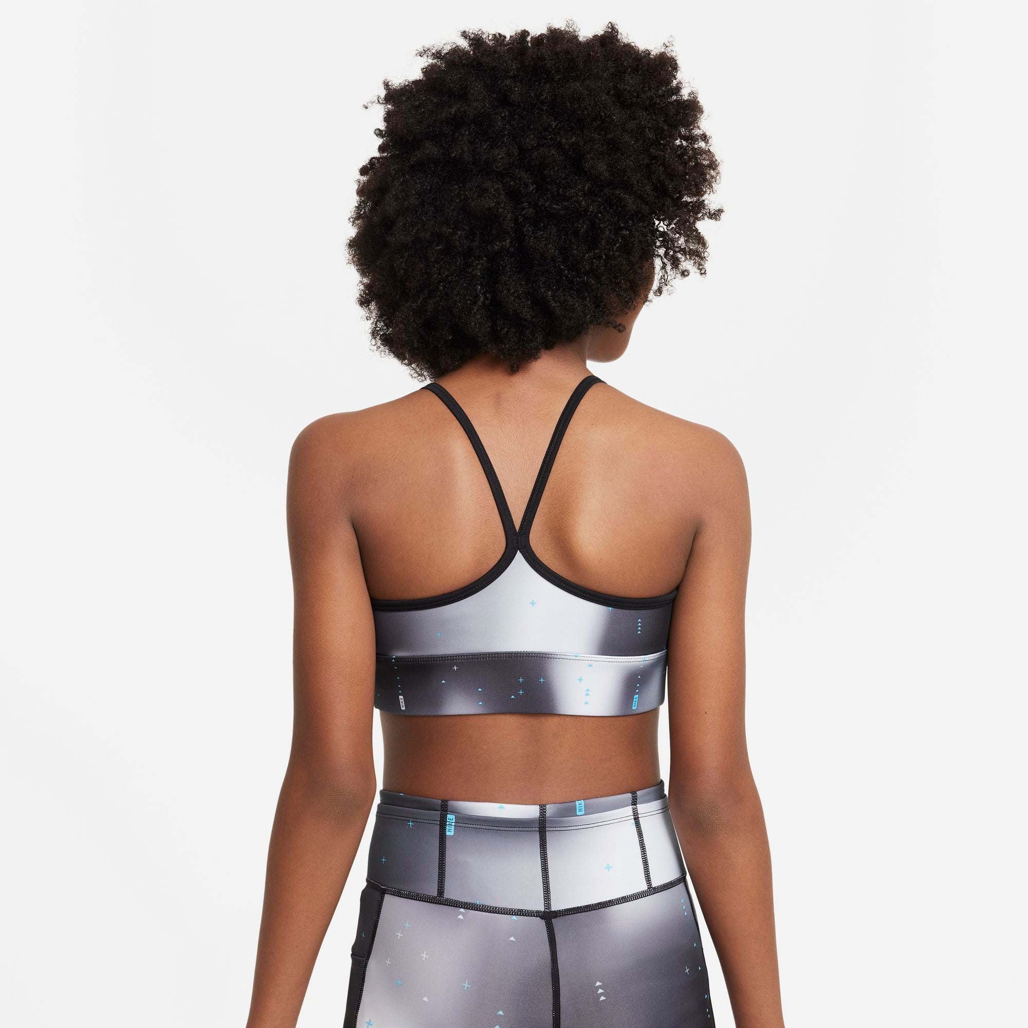 NIKE DRI-FIT  INDY BIG KIDS (GIRLS) LIGHT SUPPORT SPORTS BRA