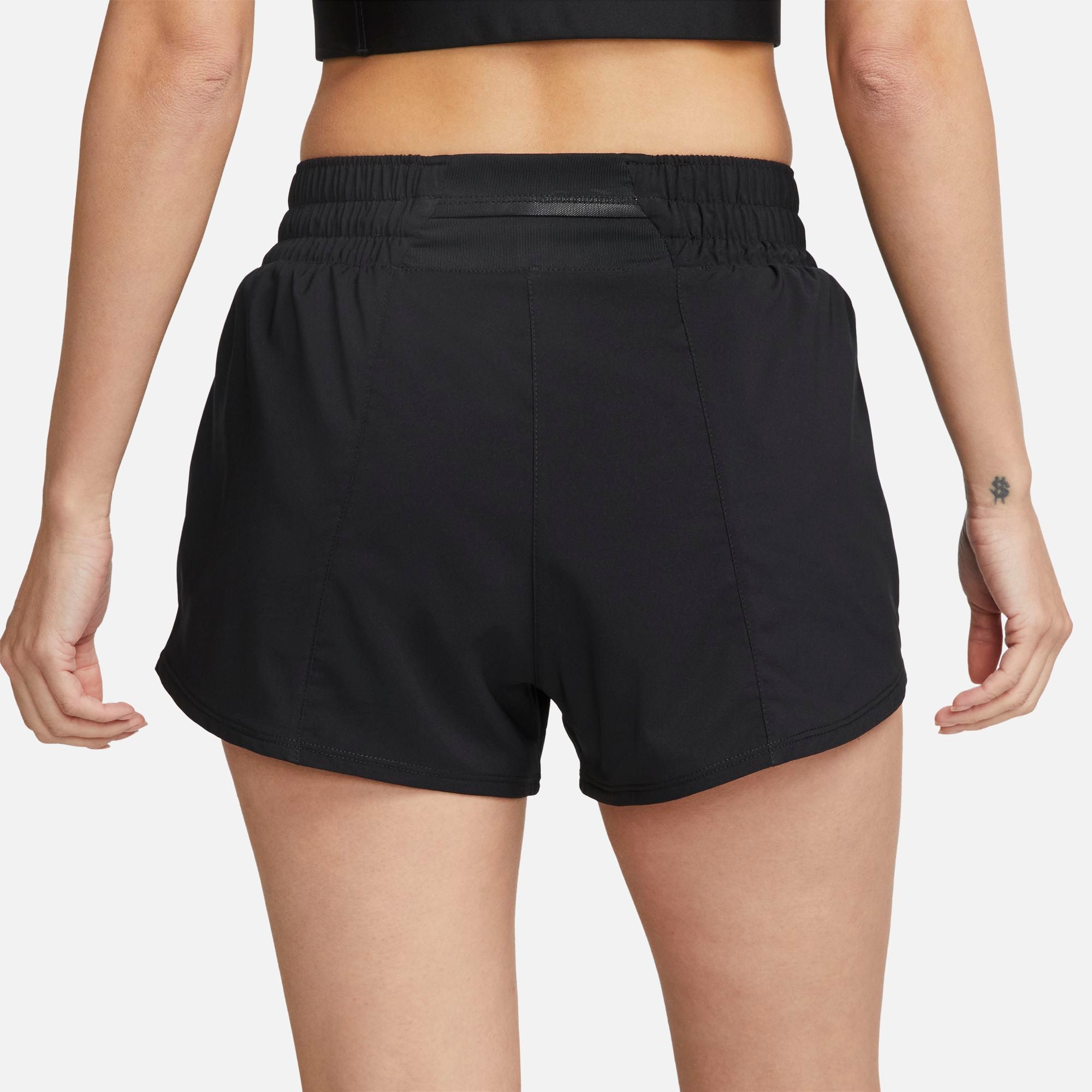 NIKE DRI-FIT ONE  WOMENS MID-RISE 3" BRIEF-LINED SHORTS