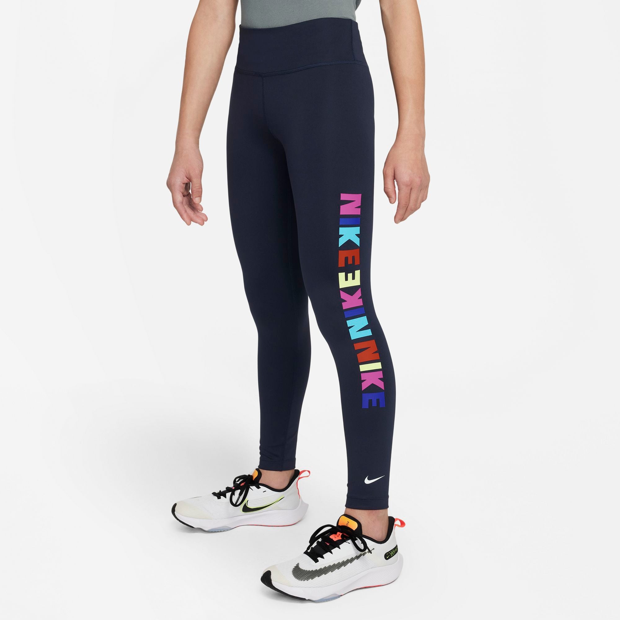 NIKE DRI-FIT ONE BIG KIDS (GIRLS) LEGGINGS