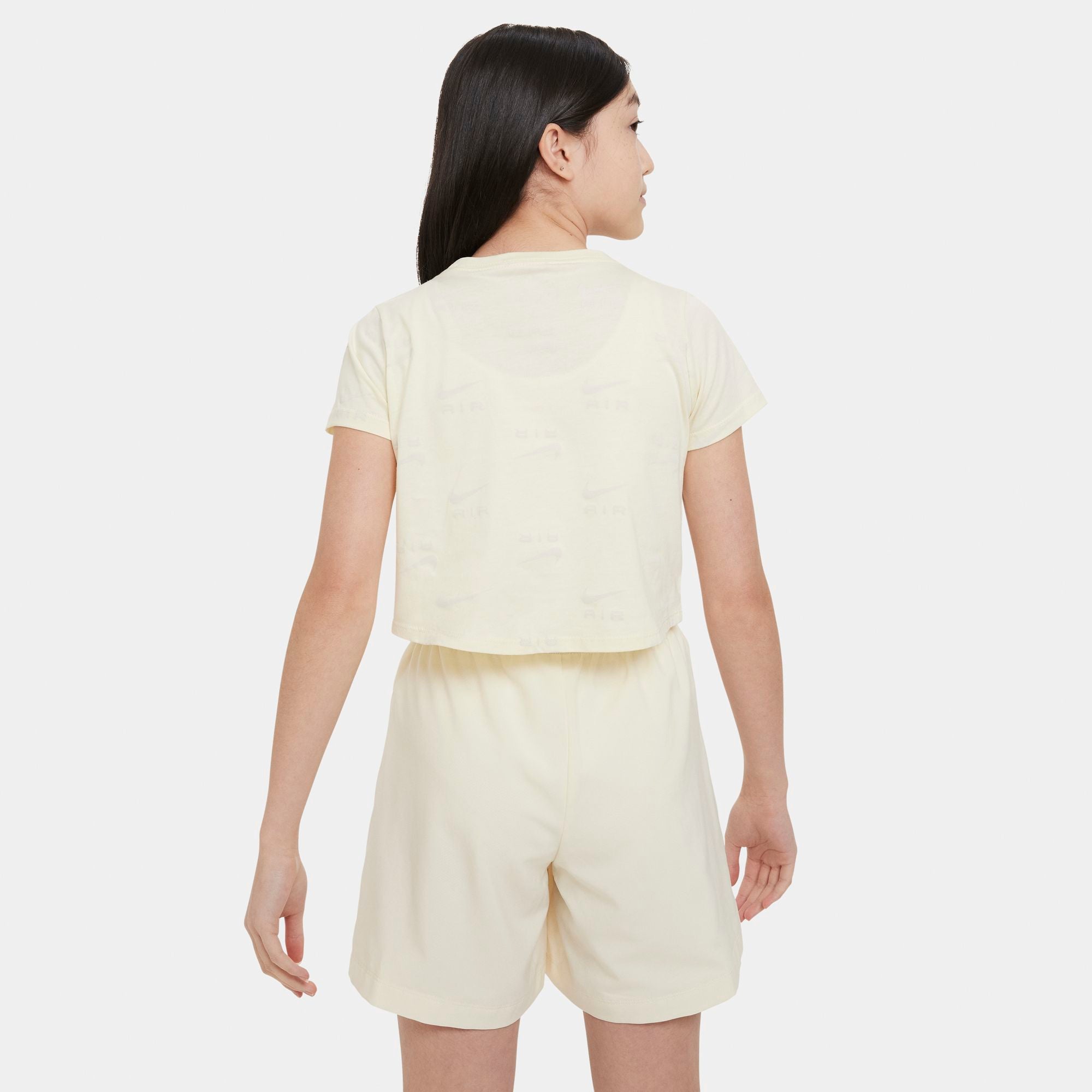 NIKE AIR BIG KIDS (GIRLS) CROPPED T-SHIRT