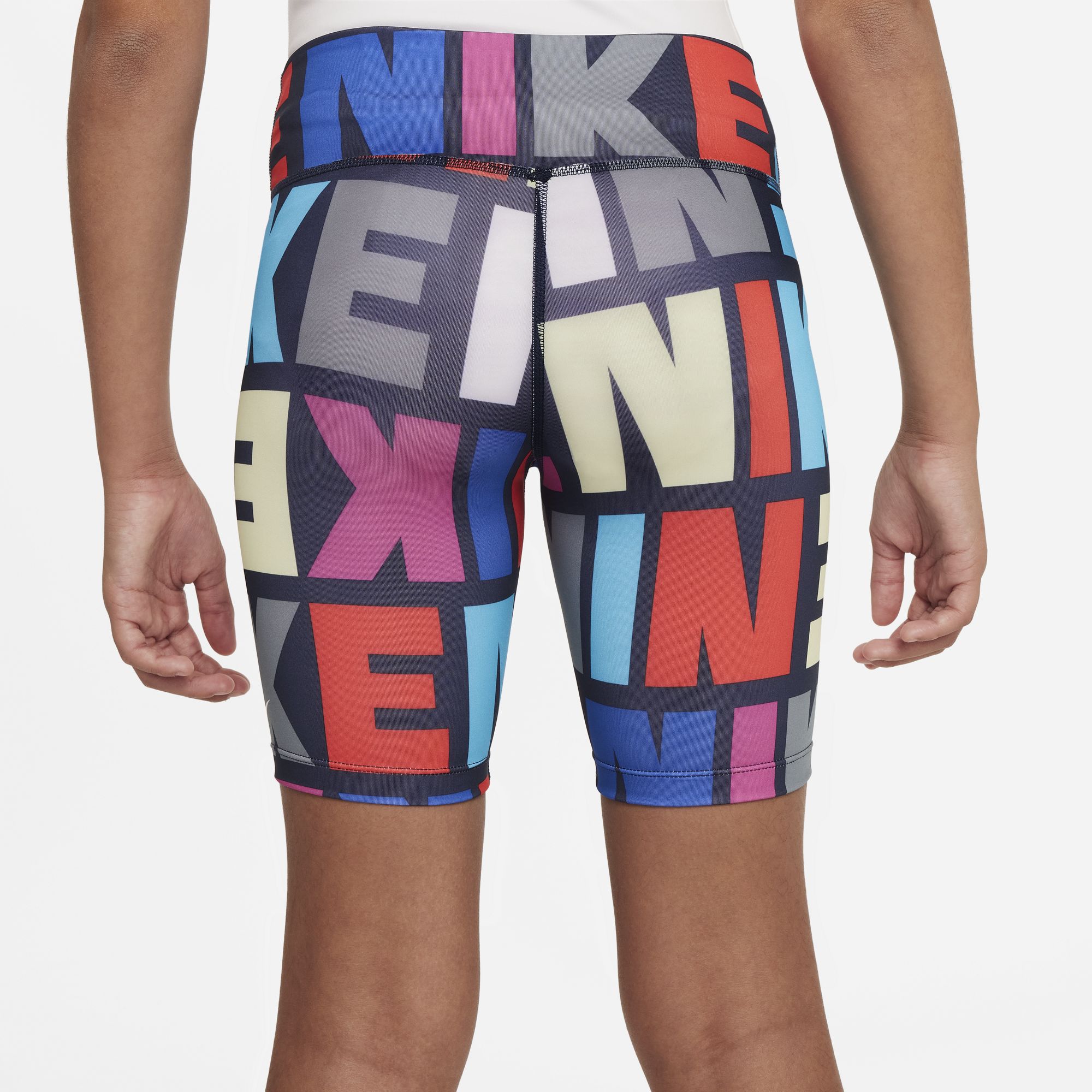 NIKE DRI-FIT ONE BIG KIDS (GIRLS) BIKER SHORTS