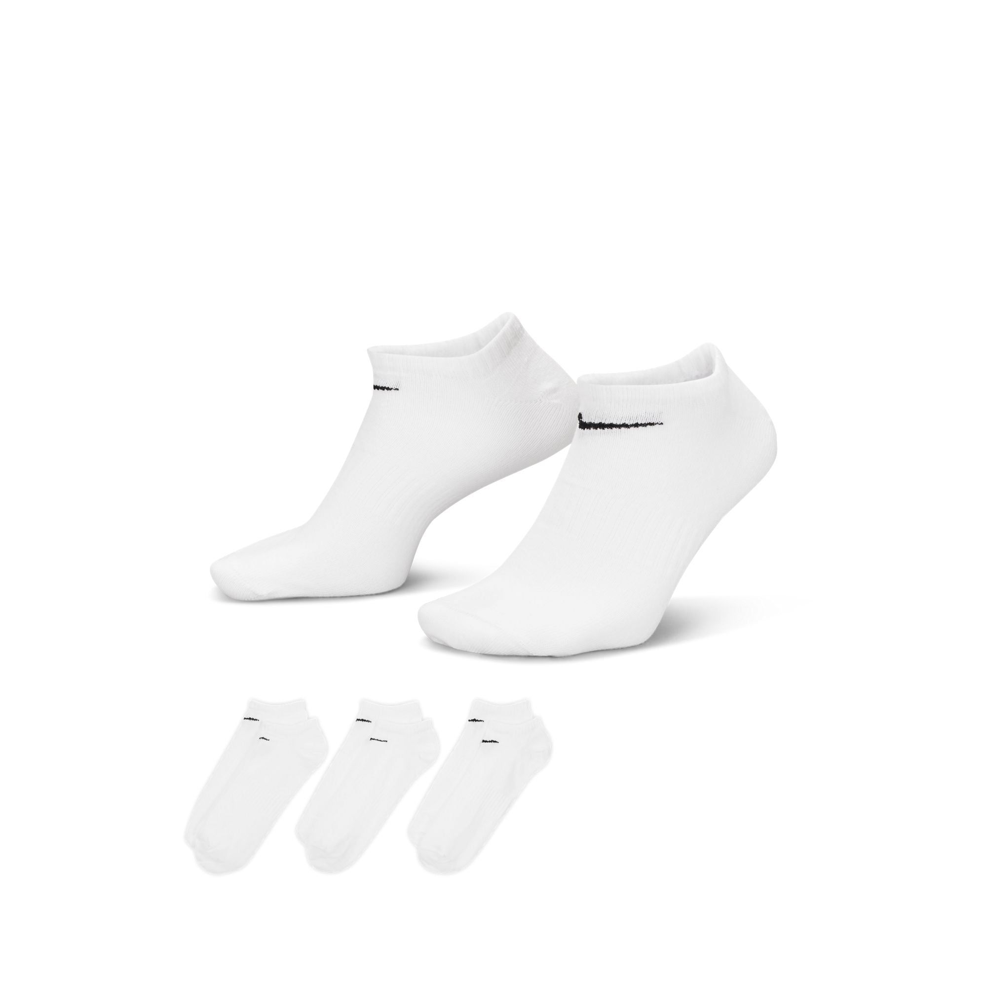 NIKE EVERYDAY LIGHTWEIGHT TRAINING NO-SHOW SOCKS (3 PAIRS)